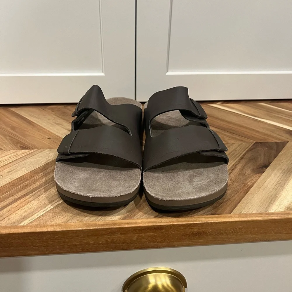 NEW* Reef Ojai Two Bar brown leather sandals size 9 - Picture 9 of 9